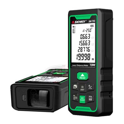 Máy Đo Khoảng Cách Laser 70M SNDWAY SW-70G Tia Xanh